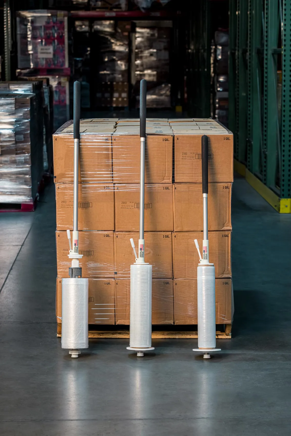 Three Models of Nelson Wrap Dispensers