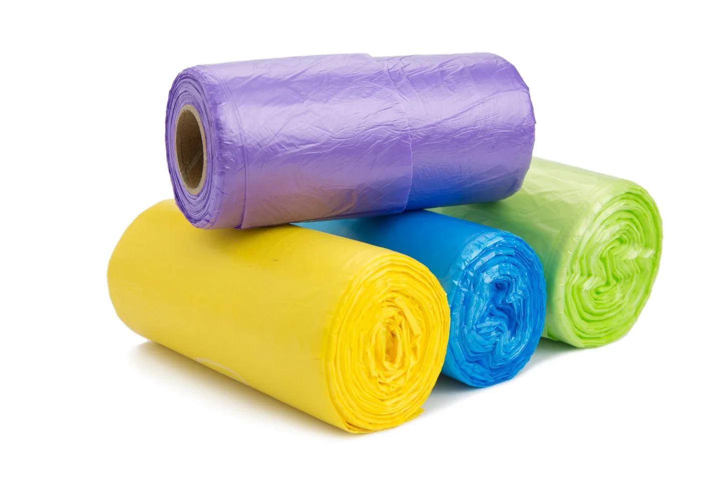 Garbage bags on roll