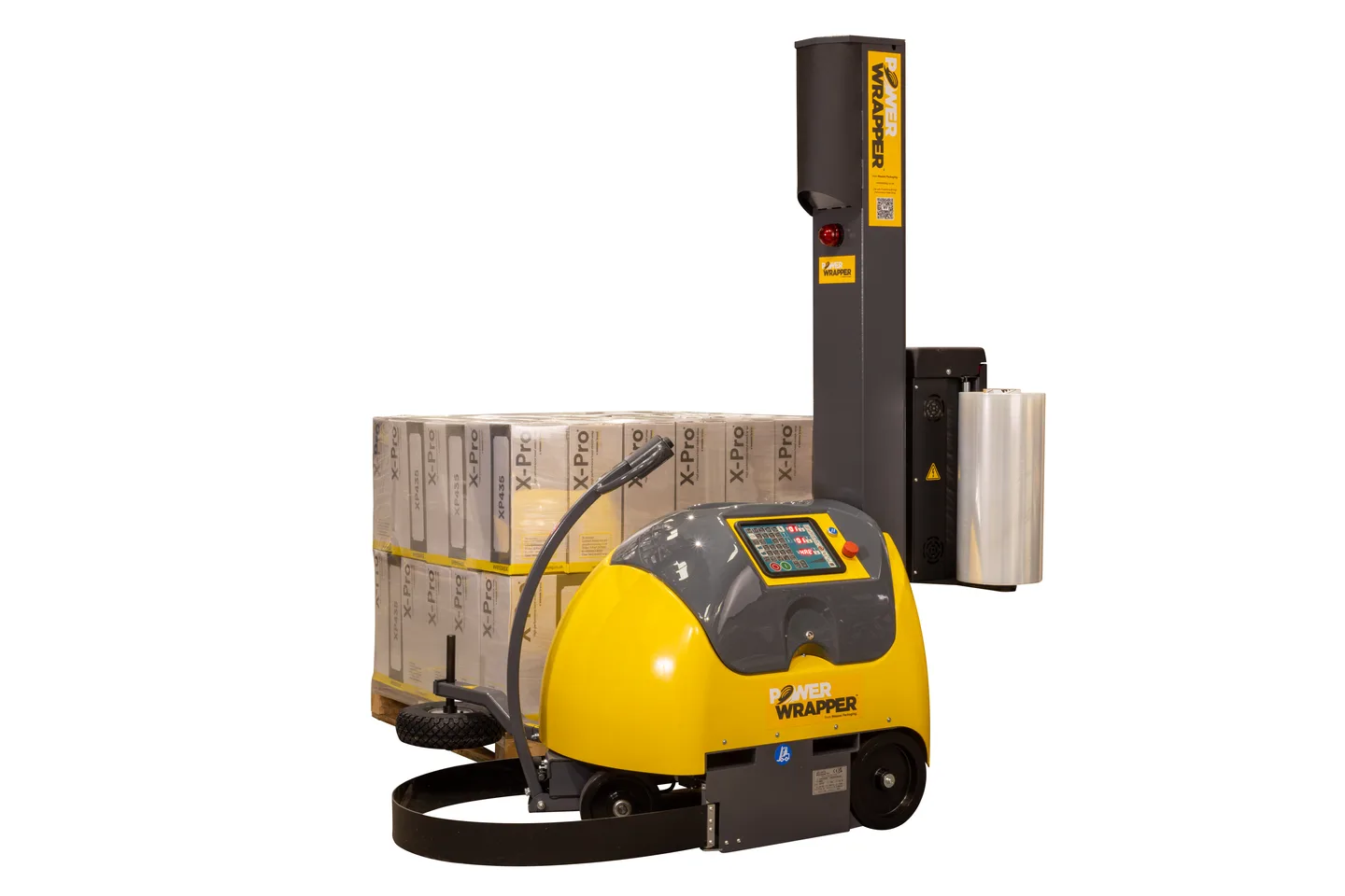 Wessex Packaging's Robot PowerWrapper™ pallet wrapping machine.