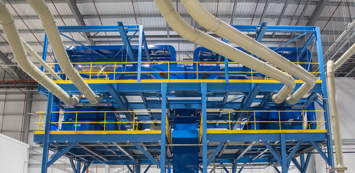Scrap and waste extraction system from Integrated Air Systems